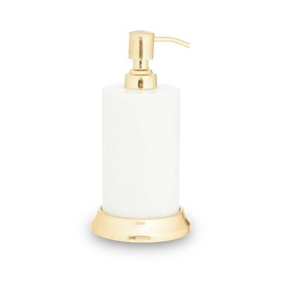 White Marble Lotion Dispenser