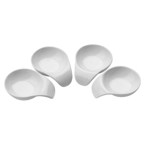 White Porcelain Serving Dishes - Set of 4