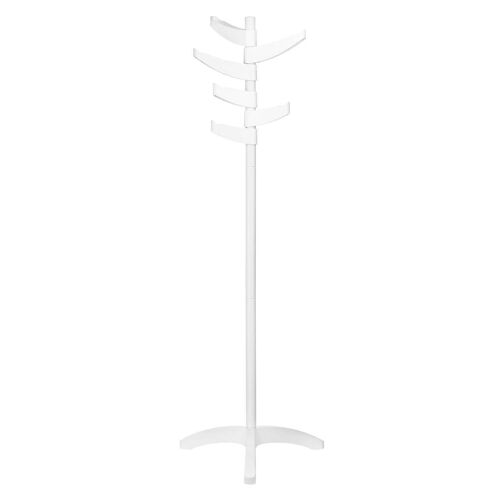 White Steel ABS Coat Stand