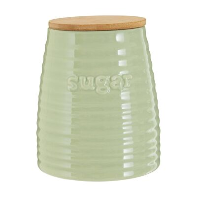 Winnie Green Dolomite Sugar Canister