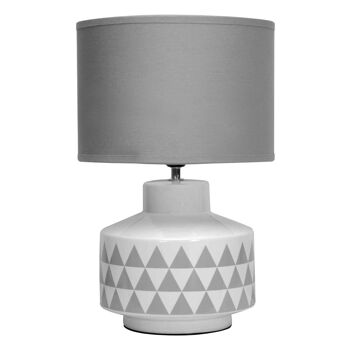 Lampe de table en céramique blanche Wylie 1
