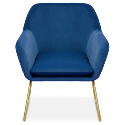 Xander Midnight Velvet Armchair