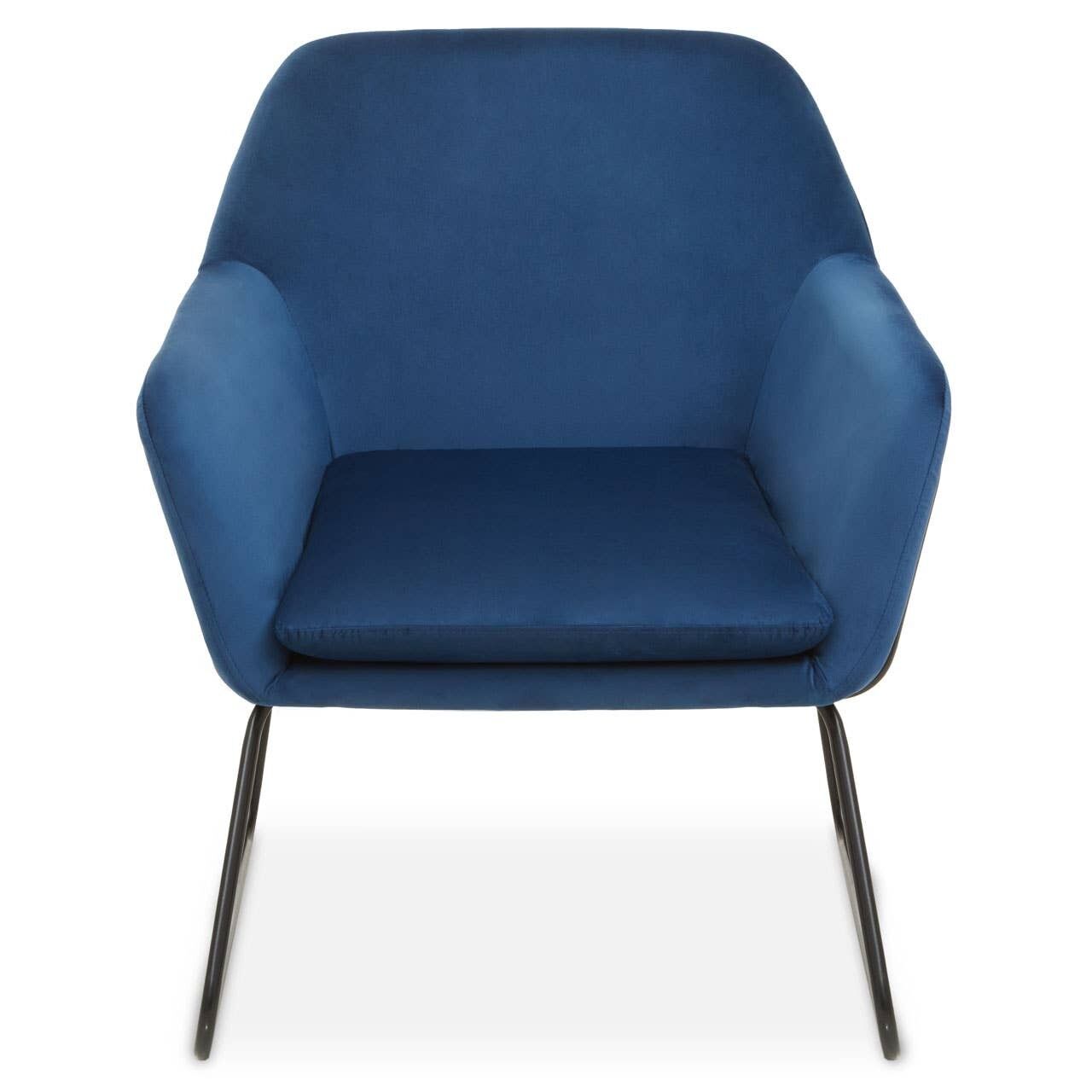 Rainer velvet online armchair