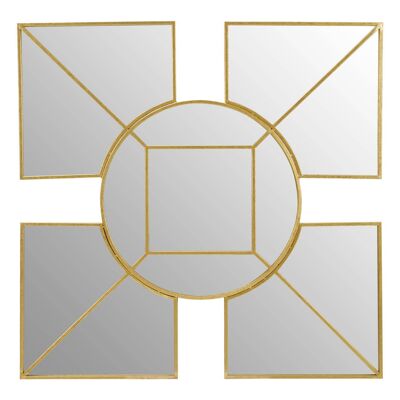 Specchio Yaxi finta lamina d'oro