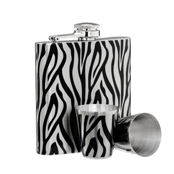 Ensemble de flasques Zebra Design 4