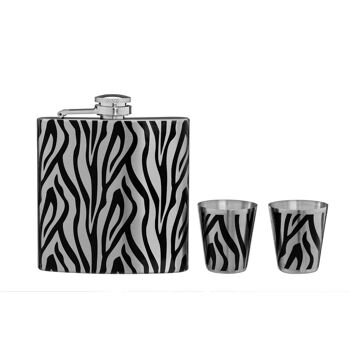 Ensemble de flasques Zebra Design 8