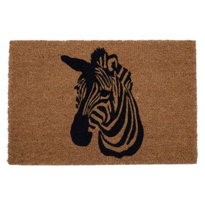 Zebra Face Doormat
