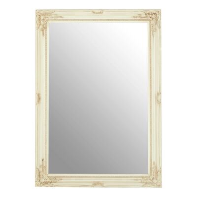 Zelma Bone White Wall Mirror