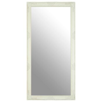 Miroir mural Zelma blanc/or brossé 1