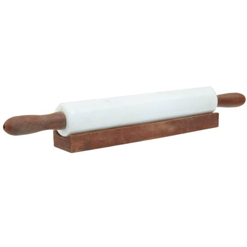 Ziarat White Marble Rolling Pin