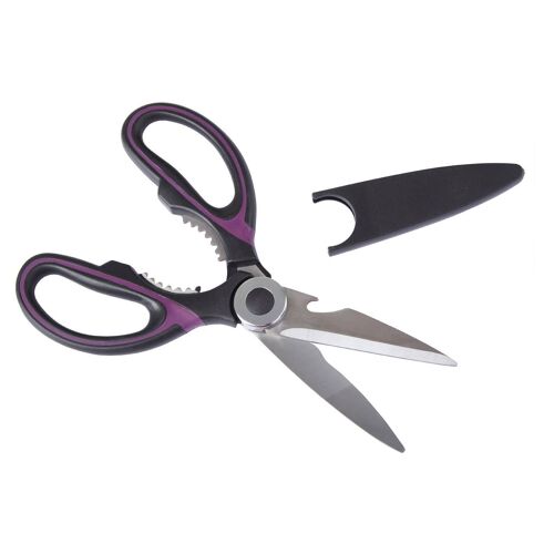 Zing Black And Purple Scissors