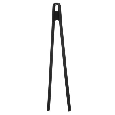 Zing Black Silicone Tongs