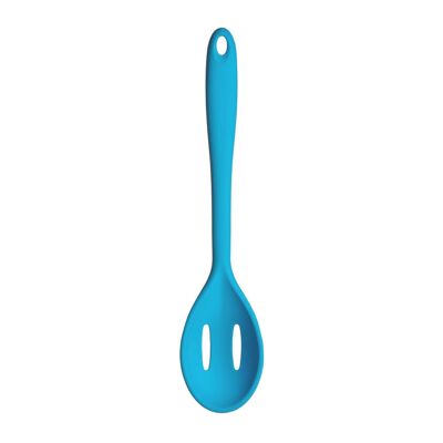 Zing Blue Silicone Slotted Spoon