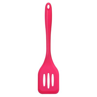 Zing Hot Pink Silicone Slotted Turner