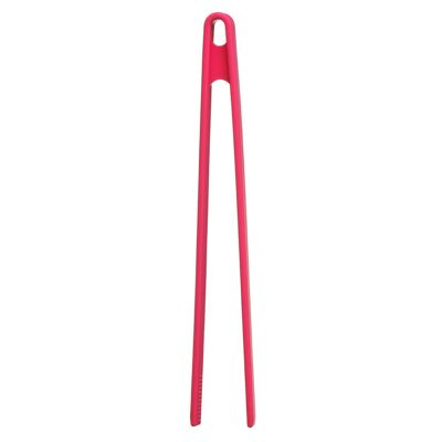 Zing Hot Pink Silicone Tongs