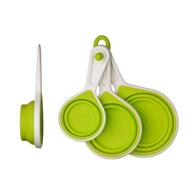 Zing Lime Green Measuring Cups - Set of 4