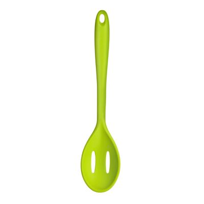 Zing Lime Green Silicone Slotted Spoon