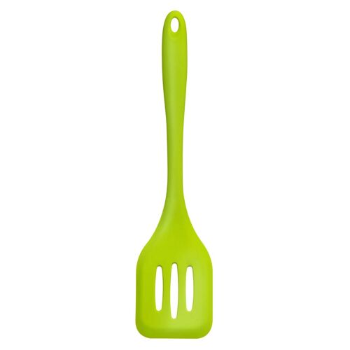 Zing Lime Green Silicone Slotted Turner