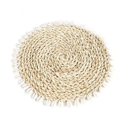 The Seagrass Shell Pan Coaster - Naturale