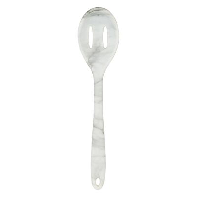 Zing Marble Effect Silicone Slotted Spoon