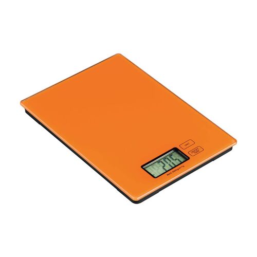 Zing Orange Glass Kitchen Scale - 5kg