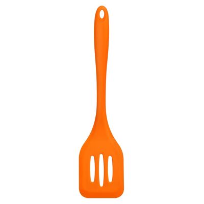 Zing Orange Silicone Slotted Turner