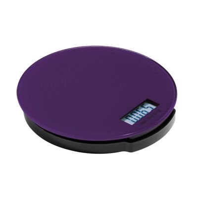 Zing Purple Glass Kitchen Scale - 2kg