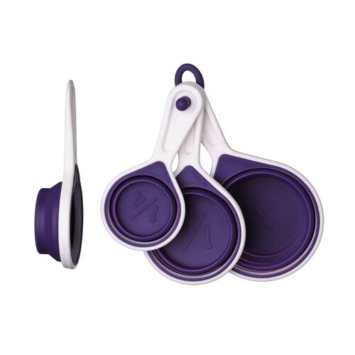 Zing Purple Silicone Measuring Cups