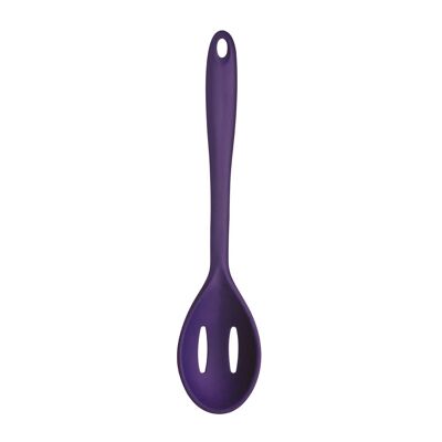 Zing Purple Silicone Slotted Spoon