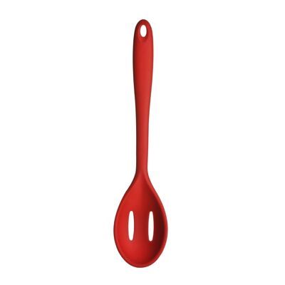 Zing Red Silicone Slotted Spoon