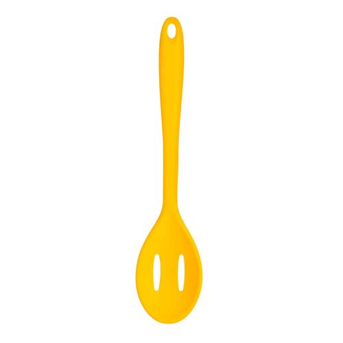 Zing Yellow Silicone Slotted Spoon