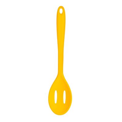 Zing Yellow Silicone Slotted Spoon