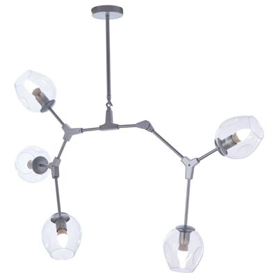 Abira Silver Finish Pendant Lamp