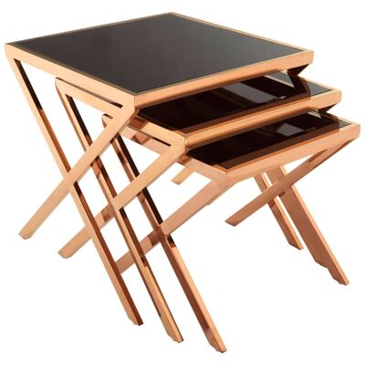 Ackley Rose Gold Nesting Tables