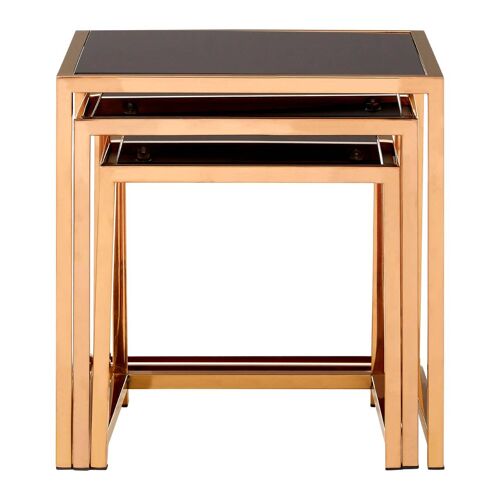 Ackley Set of 3 Square Side Tables