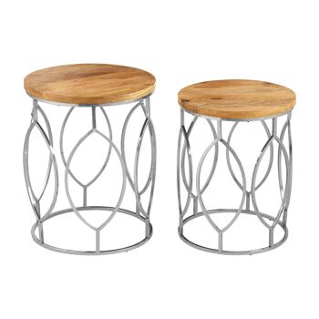 Agra Set of 2 Side Tables 6
