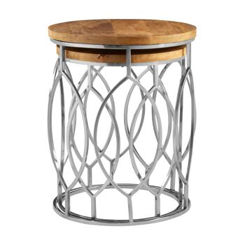 Agra Set of 2 Side Tables 8