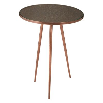 Akola Copper Finish Side Table