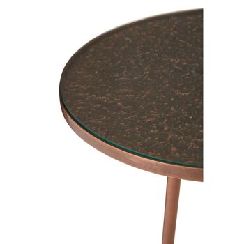 Akola Copper Finish Side Table 3