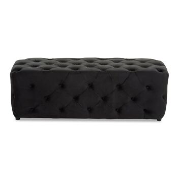 Alea Black Velvet Bench 1