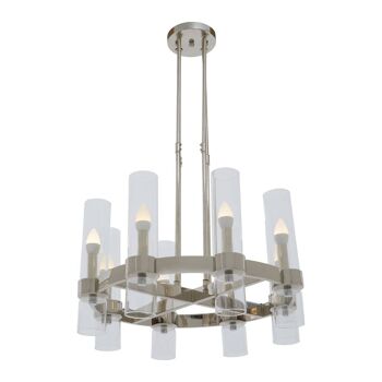 Alexis Nickel Finish Pendant Light 3