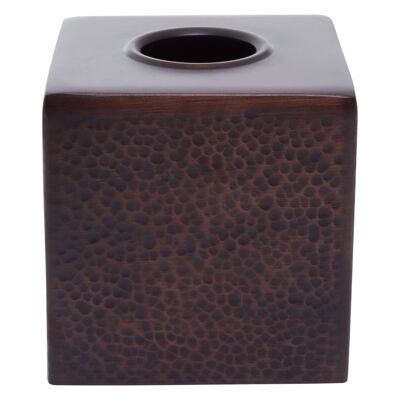 Allegra Bronze Finish Tissue Box