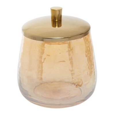 Allegra Glass Canister with Gold Lid - 350ml