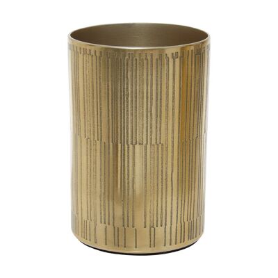 Allegra Gold Finish Aluminium Tumbler - 300ml