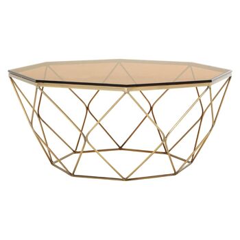 Allure Brushed Bronze Tapered Coffee Table 2