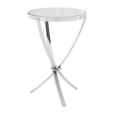 Allure Chrome Pinched Side Table