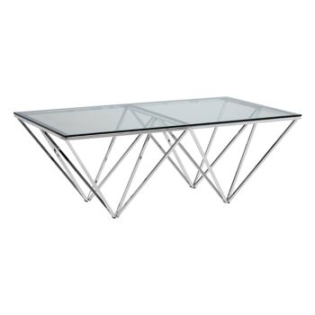 Allure Coffee Table with Triangular Base 3
