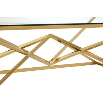 Allure Corseted Champagne Coffee Table 8