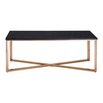 Allure Cross Base Champagne Coffee Table 1