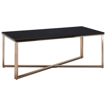 Allure Cross Base Champagne Coffee Table 3